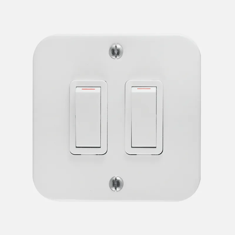 CRABT Surf 2Lever Switch White 1Way