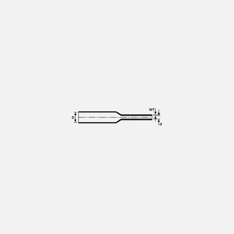 Sleeving Heatshrink 9.5-4.8mm Black