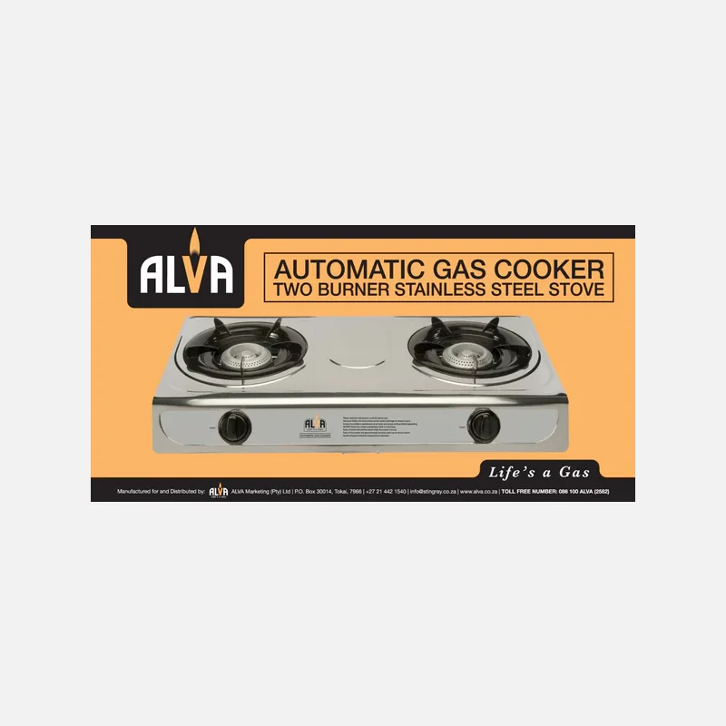 2-BURNER STAINLESS STEEL GAS STOVE - Image 6